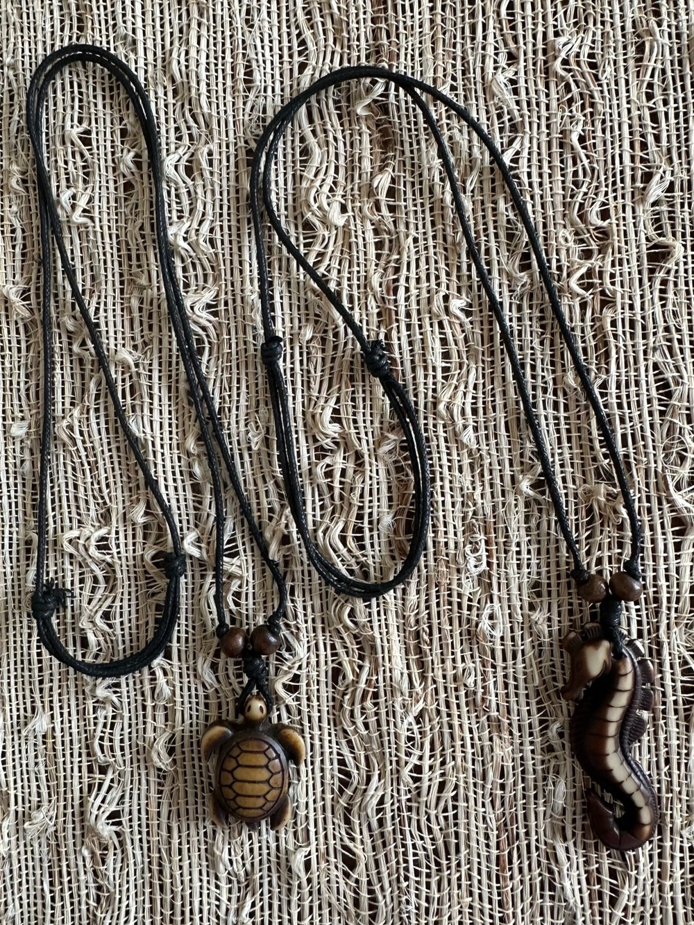 Turtle & Seahorse Pendant Necklace Bundle NWOT